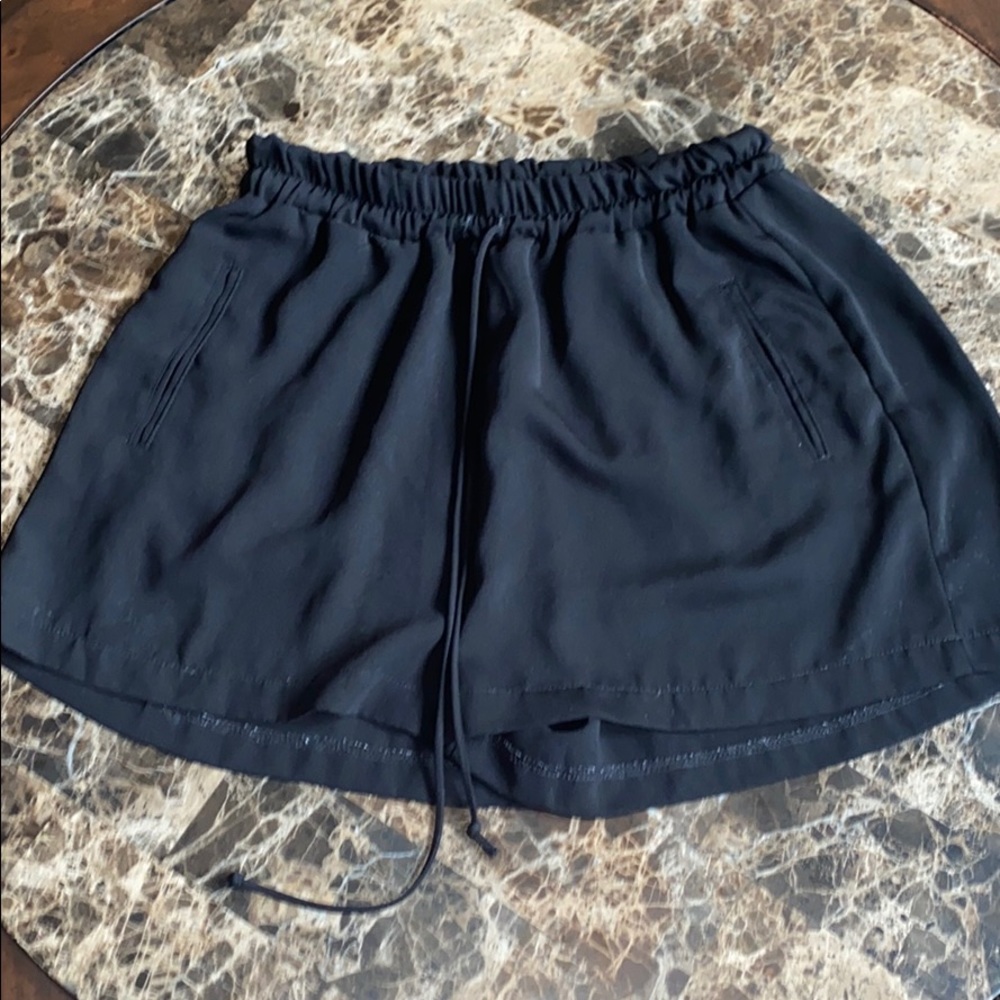 black boutique shorts